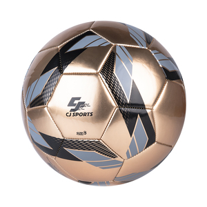 CJ Sports Recreation Silver TPU 410-450g Balón de fútbol duradero Cosido a máquina para partidos de entrenamiento recreativo Hecho en Vietnam - Product Image 1