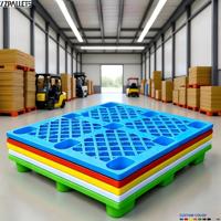 Palette en plastique légère et empilable pour entrepôt d'usine et supermarché, fournie directement par l'usine