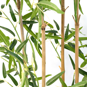 Bambou artificiel géant personnalisé <span class=keywords><strong>de</strong></span> 3m ou 4m avec pot, pour intérieur/extérieur, écran d'intimité, faux bambou <span class=keywords><strong>en</strong></span> plastique - Product Image 4