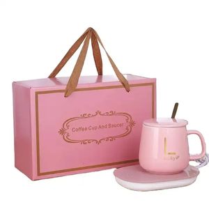 Zhuoon akıllı isıtma pedi sıcaklık kontrolü 55 derece seramik isıtmalı çay kahve kupa elektrik şarj hediye için kupa ısıtıcı Set - Product Image 4