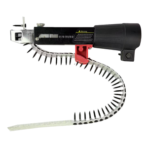 KQ-8108 Pistolet à clous portable avec tige de rallonge et chaîne, outil pour plafonds de 1,7 m de hauteur, chaîne de rallonge en cuivre pour le travail du bois - Product Image 3