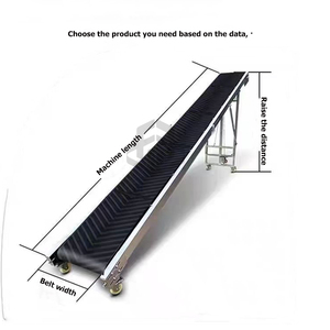 Bags Sand Concrete <b>Aggregate</b> Brick Moving Mobile Truck Loading Rubber Belt Conveyor System Machine Belt Conveyor Manufacturer - Product Image 3