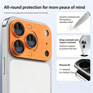 ฟิล์มเลนส์สำหรับ iPhone 18 PRO MAX กันรอยขีดข่วน AF + AR ฟิล์มเลนส์<span class=keywords><strong>โทร</strong></span>ศัพท์สำหรับ iPhone 17 Pro ตัวป้องกันเลนส์ขาตั้งโลหะแบบมองไม่เห็นแบบปรับได้ - Product Image 3