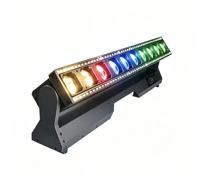 Barre de lumière mobile 10x60W RGBW 4-en-1 avec zoom, faisceau, wash et stroboscope, contrôle DMX RDM pour club, concert et spectacle