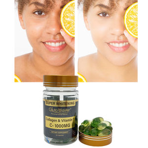 גלוטה מאסטר קולגן & vitamine c-1000mg כמוסות הלבנה עם גלוטתיון אורגני להסיר כתמים כהים תוספת כדורים - Product Image 1