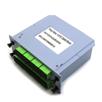 Répartiteur PLC 1x16 SC à brancher, type cassette, monomode, SC/APC SC/UPC pour utilisation en réseau FTTH ODF