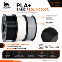 Filamento PLA+ Easy Print 1.75mm, materiale a basso deformarsi per progetti di stampa 3D e creatori di fai-da-te