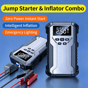 Arrancador de Baterías de Alta Calidad para Automóviles de 12 V, Banco de Energía, Linterna, Inflador de Neumáticos, Todo en Uno, Capacidad de Batería de 99800 mAh - Product Image 4