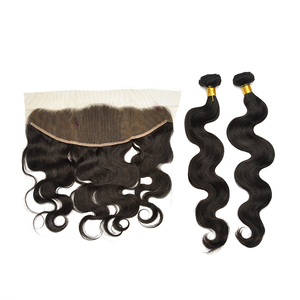 La onda del cuerpo 18 pulgadas Rubio tejer indio de la trama del pelo de Remy Bobos Twist extensiones de la trama del pelo - Product Image 5