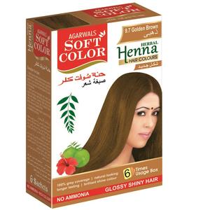 Color de cabello de Henna de hierbas orgánicas para cabello castaño nutritivo y control de caspa Objetivos de cabello gris y fortalece las raíces - Product Image 4