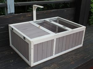 Maison de tortue, niche en bois pour petits animaux, intérieur/extérieur - Product Image 6