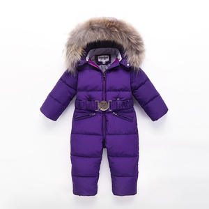 Children <strong>Winter</strong> <strong>Clothes</strong> <strong>Kids</strong> Down Snowsuit Children Ski Suit With Fur Hood Sports <strong>Winter</strong> Jacket - Product Image 5
