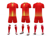 Maillot de football en mesh léger et extensible dans les quatre sens, 100 % polyester, sublimé, rétro, avec logo d'équipe personnalisé, haute qualité