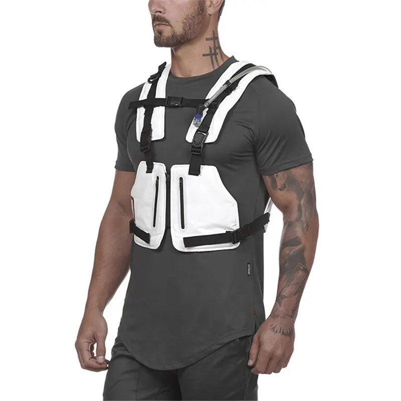 Unisex Custom Chest Rig Vest Bag Wholesale Fashion Outdoor Reflective Sportswear Waterproof Cycling Jersey Cycling Wear Shirts