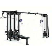 Rack d'entraînement multifonction tout-en-un avec machine Smith et station de crossover par câble – Équipement de fitness professionnel pour salle de sport et club
