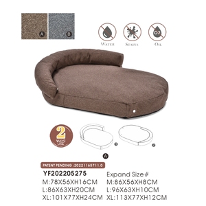 Nuevo diseño Petstar, colchón ovalado extensible para perros, cama repelente de manchas para mascotas - Product Image 5