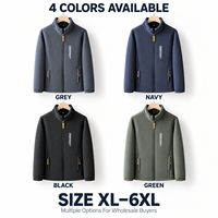 MOQ 1 pièce, veste cardigan en polaire épaisse pour homme, logo imprimé personnalisé, vêtements d'extérieur pour l'hiver, haute qualité