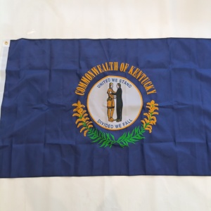 Drapeau des États-Unis brodé Kentucky 3x5FT en tissu Oxford 210D, durable et résistant – Grande Vente - Product Image 1