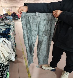 Pantaloni all'ingrosso da uomo, donna, unisex, casual, larghi, in <span class=keywords><strong>lino</strong></span>, per esterni, estivi, taglie miste, abbigliamento usato - Product Image 2