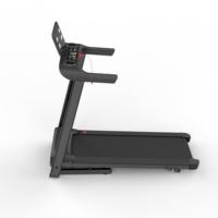 Treadmill Lipat Elektrik Mesin Lari untuk Rumah dengan Layar LED Multifungsi, Treadmill Lipat untuk Kebugaran Dalam Ruangan dan Alat Jalan Kaki