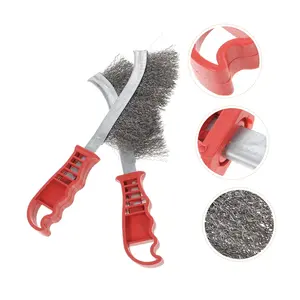 Fournitures de nettoyage de polissage en acier inoxydable brosse métallique brosse à couteau en laiton