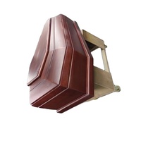 Cercueil hexagonal en chêne sculpté de style européen