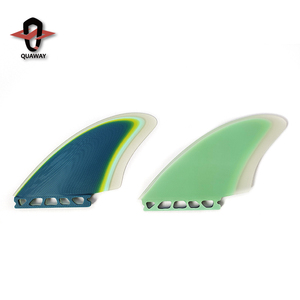 Waterplay-aletas de <span class=keywords><strong>Surf</strong></span> de fibra de vidrio, doble pestaña, individual - Product Image 4