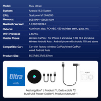 Android 15 Car TV AI Box Carplay Multimedia Video AI Box Estéreo Auto GPS 5G Inalámbrico Android Auto Carlinkit Tbox Ultra 4 Dongle