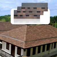Bardeau de toiture Sangobuild 3 Tab Laminated Mosaic Architectural en bitume modifié SBS, type Tejas De Asfalto