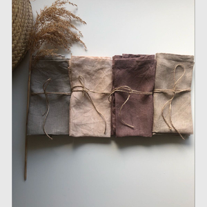 Serviette en lin lavé à la pierre douce personnalisable de qualité supérieure avec serviettes et accessoires en tissu à texture naturelle - Product Image 1