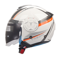 Casques Jet Homologués ECE Yoai 3/4 Open Face, Double Visière pour Moto, Scooter Électrique, Hiver, Hommes