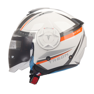 Casques <span class=keywords><strong>Jet</strong></span> Homologués ECE Yoai 3/4 Open Face, Double Visière pour Moto, <span class=keywords><strong>Scooter</strong></span> Électrique, Hiver, Hommes - Product Image 5