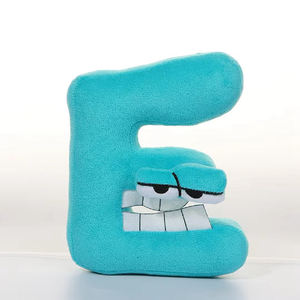 Diversi stili produttore vendite tessuto morbido 26 alfabeto bambini che imparano giocattoli peluche farcito per la prima educazione - Product Image 3