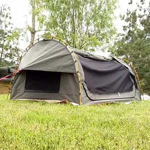 2019 Nieuwe Ontwerp 2 Persoon Canvas Hike Tent Camping Swag Tent