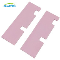 Coussin thermique en silicone conducteur personnalisé à haute efficacité pour la dissipation de la chaleur des GPU et des CPU