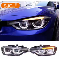 Pièces automobiles SJC, phares LED pour BMW Série 3 F30 F31 F35 2012-2019, feux avant LED blancs DRL uniquement, phares plug and play