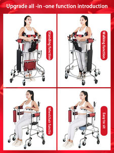 Подставка Hemiplegia Walker с колесиком сиденья реабилитационное устройство Складная регулируемая высота Нижняя конечность для инвалидов - Product Image 5