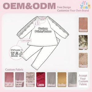 ชุดเด็กผู้หญิงน่ารักสไตล์ลำลอง ตกแต่งลายวัว เสื้อแขนยาวสีเทา กางเกงเลกกิ้งลายวัวสีชมพู ชุดเข้าชุดเนื้อผ้านุ่ม - Product Image 2