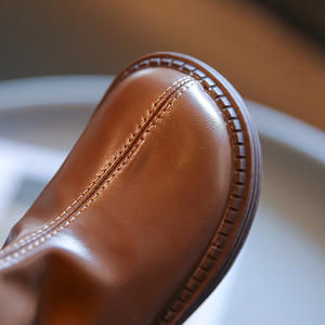 Осенне-зимние детские модные высокие сапоги, теплые ботинки с мягкой подошвой для девочек, детская обувь - Product Image 2