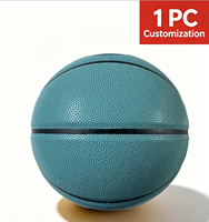 Bola Basket untuk Olahraga Tim Logo Kustom Ramah Lingkungan 8 Panel Kulit PU Anti Selip Tahan Lama Bola Pertandingan Ukuran 7 600-650g