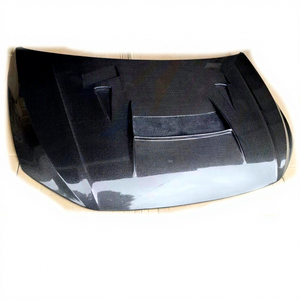 Para VW <span class=keywords><strong>POLO</strong></span> GTI <span class=keywords><strong>2018</strong></span> 2019 2020, cubiertas de capó de motor de coche, capó de fibra de carbono, cubierta frontal, rejillas de ventilación, kit de carrocería - Product Image 1