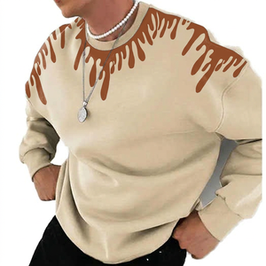 Custom <b>Men's</b> Vintage Fleece Hoodie <b>Sweatshirt</b> Lined Oversized Heavyweight Cotton Pullover Winter Streetwear - Product Image 4