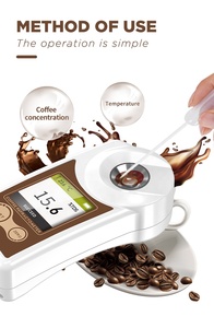 Brix Kaffee Zucker messer <span class=keywords><strong>TDS</strong></span> Unit Konzentration Handre frakto meter Digital Portable Brix Auto Refrakto meter - Product Image 3