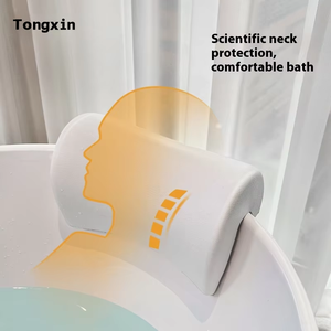 Pierre artificielle moderne <span class=keywords><strong>baignoire</strong></span> incurvée oreiller de bain <span class=keywords><strong>appui</strong></span>-<span class=keywords><strong>tête</strong></span> PVC PU <span class=keywords><strong>ventouse</strong></span> suspendu pour un usage domestique hôtels offre confortable - Product Image 2