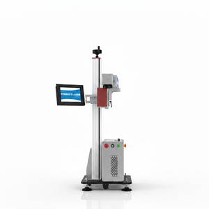 Perfect Laser - ¡Gran Oferta! Máquina de Marcado Láser de Fibra Voladora en Línea de Estructura Dividida con Cinta Transportadora para Tapas de Botellas, Cables y Alambres - Product Image 1