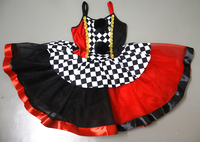 Manches courtes adulte et enfant Performance robe de danse fille Ballet Tutu Costumes Style occidental justaucorps pour vêtements de scène et entraînement