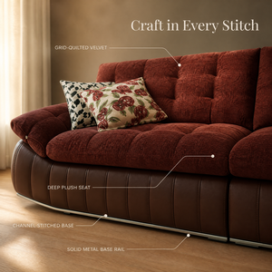 โซฟาแบบคลาวด์สไตล์  ที่นั่งลึกสำหรับห้องนั่งเล่น รุ่น 2639 - Product Image 3
