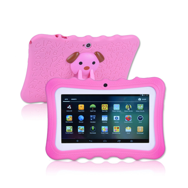 Kids Learning Tablet Android 4.4 5.1 Smart Tab for Education Kids Tablet Education Tablet for Children Studying 7 Inch Wifi Q88