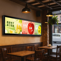 Écran d'affichage publicitaire mural intérieur irrégulier rétroéclairé par mini-LED IPS LCD, luminosité 500 cd/m², Adobe RGB 98%, WiFi