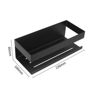 Cestello portaoggetti da <span class=keywords><strong>bagno</strong></span> in acciaio inossidabile con ganci, adesivo senza foratura, senza tracce, per doccia - Product Image 1